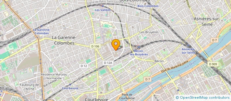 localisation de l'entreprise MADAME MARIANNE LEFETZ à COURBEVOIE