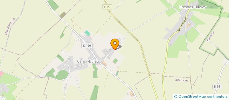 localisation de l'entreprise MADAME MARIANNE LEFEVRE  CERISY-BULEUX