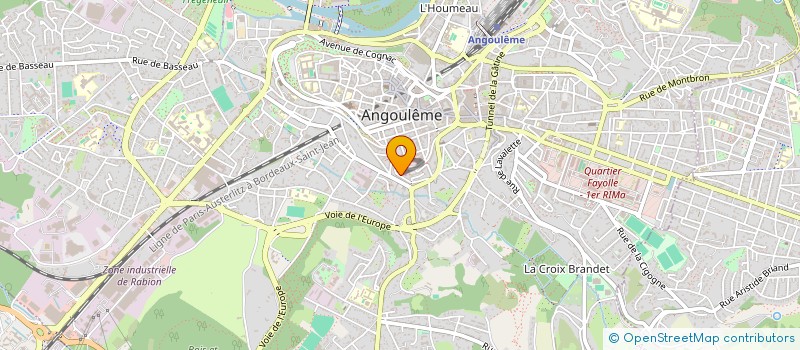 localisation de l'entreprise MADAME MARIANNE LEMOUELLIC à ANGOULEME