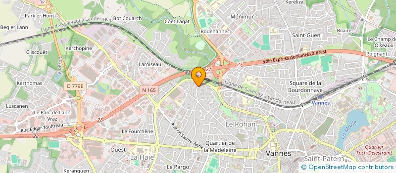 localisation de l'entreprise MADAME MARIANNE LEPAGE à VANNES