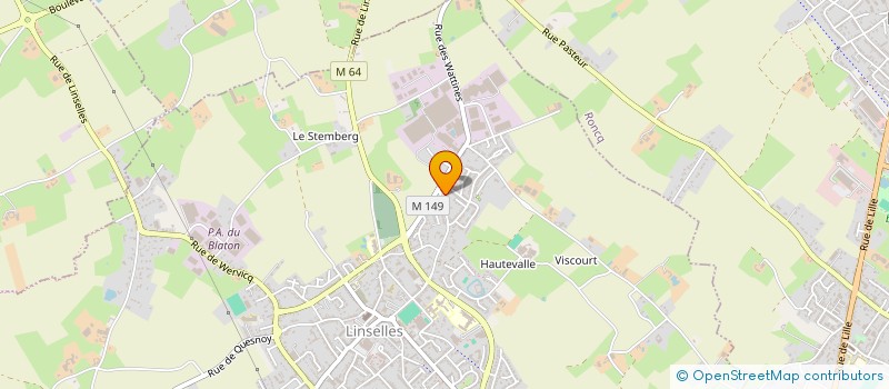 localisation de l'entreprise MADAME MARIANNE LEULIET  LINSELLES