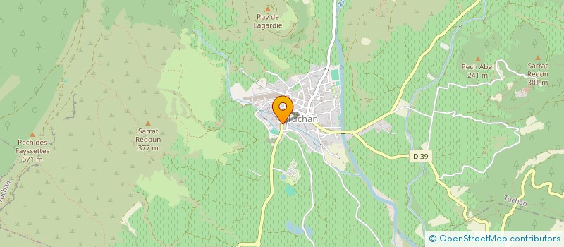 localisation de l'entreprise MADAME MARIANNE LLASERA  TUCHAN