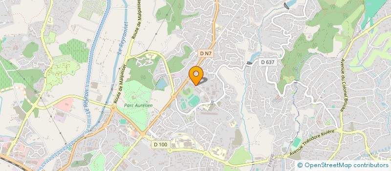 localisation de l'entreprise MADAME MARIANNE LOMBARD à FREJUS