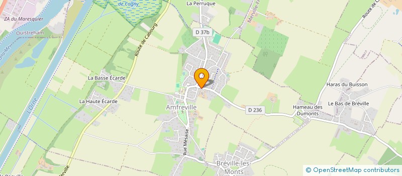 localisation de l'entreprise MADAME MARIANNE LOMBARD  AMFREVILLE