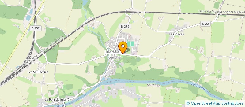 localisation de l'entreprise MADAME MARIANNE LUC  JUIGNE-SUR-SARTHE