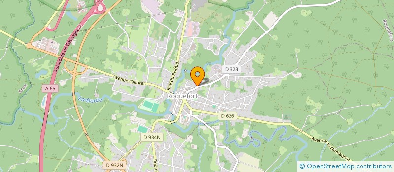 localisation de l'entreprise MADAME MARIANNE LUZIE  ROQUEFORT