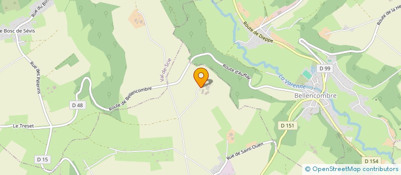 localisation de l'entreprise MADAME MARIANNE MABIRE  LA CRIQUE