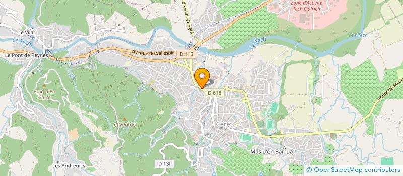 localisation de l'entreprise MADAME MARIANNE MAECKEREEL  CERET