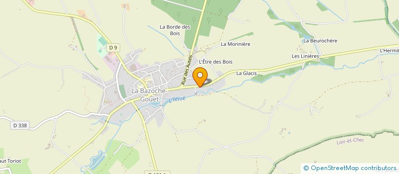 localisation de l'entreprise MADAME MARIANNE MAILLARD à LA BAZOCHE-GOUET