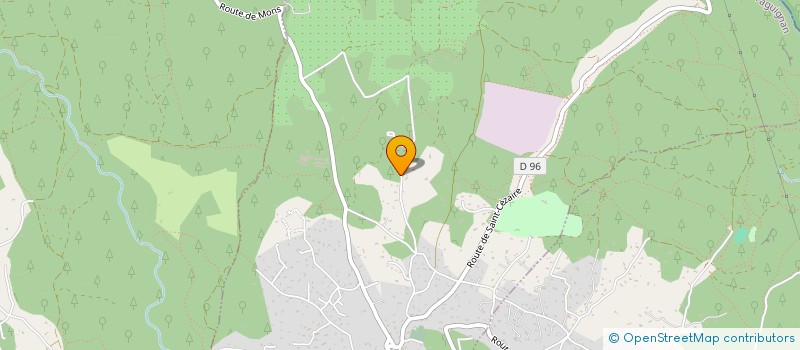 localisation de l'entreprise MADAME MARIANNE MAROSSU  MONTAUROUX