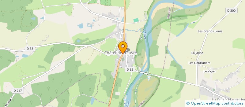 localisation de l'entreprise MADAME MARIANNE MASSOT  CHATEL-DE-NEUVRE