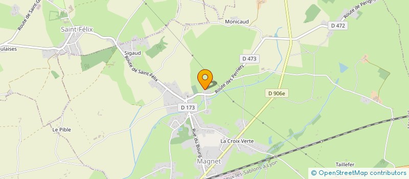 localisation de l'entreprise MADAME MARIANNE MATHIEU  MAGNET