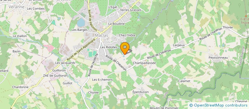 localisation de l'entreprise MADAME MARIANNE MATHILDE RICHARD  SAINT-JULIEN-MOLIN-MOLETTE