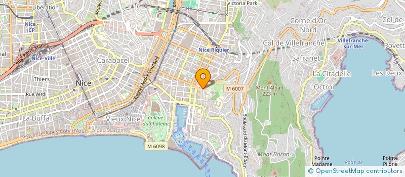 localisation de l'entreprise MADAME MARIANNE MAZUREK à NICE