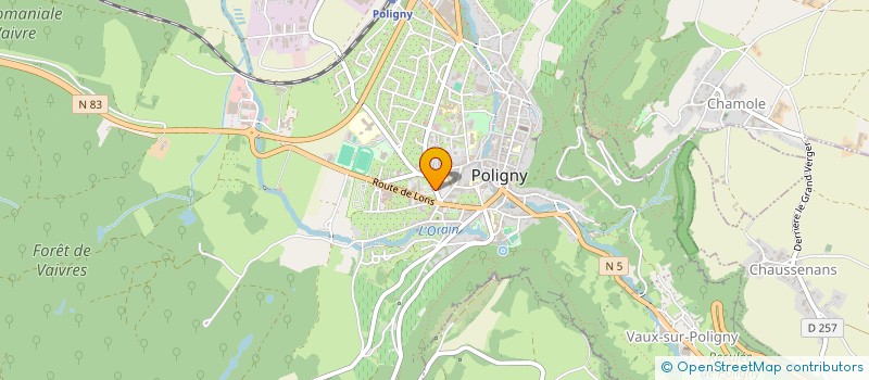 localisation de l'entreprise MADAME MARIANNE MENTEUR à POLIGNY