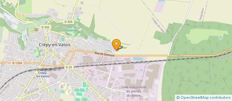 localisation de l'entreprise MADAME MARIANNE MERCKLING  CREPY-EN-VALOIS