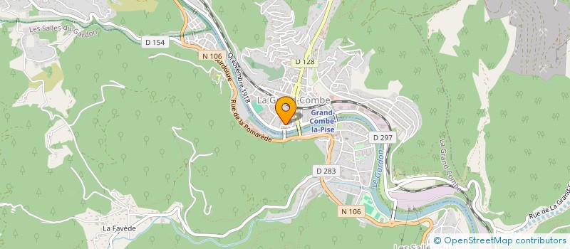 localisation de l'entreprise MADAME MARIANNE MESA  LA GRAND-COMBE