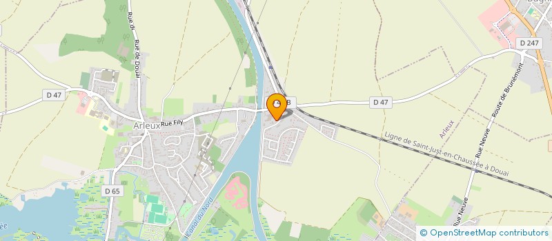 localisation de l'entreprise MADAME MARIANNE MESURE  ARLEUX