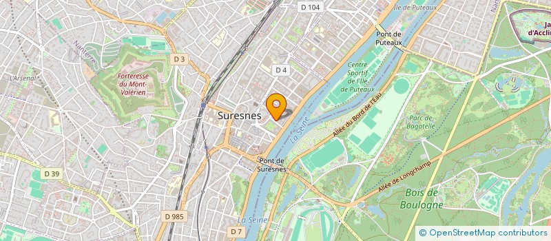 localisation de l'entreprise MADAME MARIANNE MILLET à SURESNES
