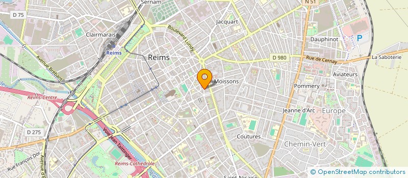 localisation de l'entreprise MADAME MARIANNE MOGO MASSADO  REIMS