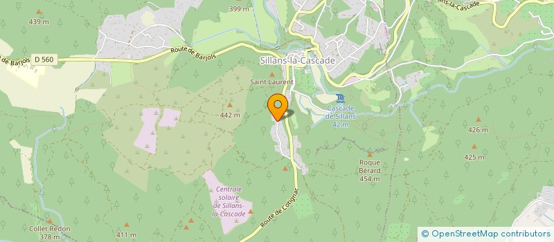 localisation de l'entreprise MADAME MARIANNE MOLLER  SILLANS-LA-CASCADE