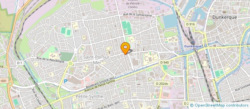 localisation de l'entreprise MADAME MARIANNE MONIN  DUNKERQUE