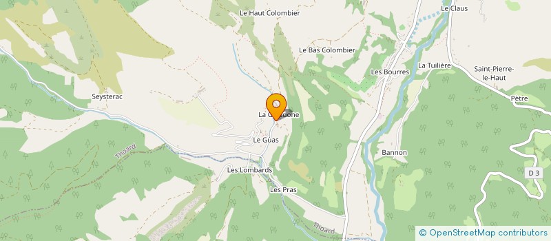 localisation de l'entreprise MADAME MARIANNE MOUGEY  THOARD