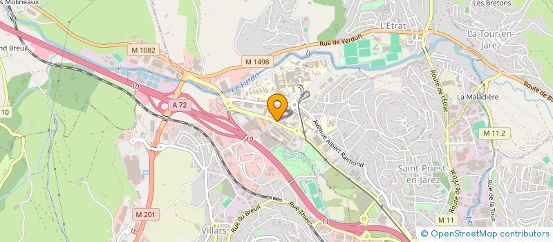 localisation de l'entreprise MADAME MARIANNE MOULIN  SAINT-PRIEST-EN-JAREZ