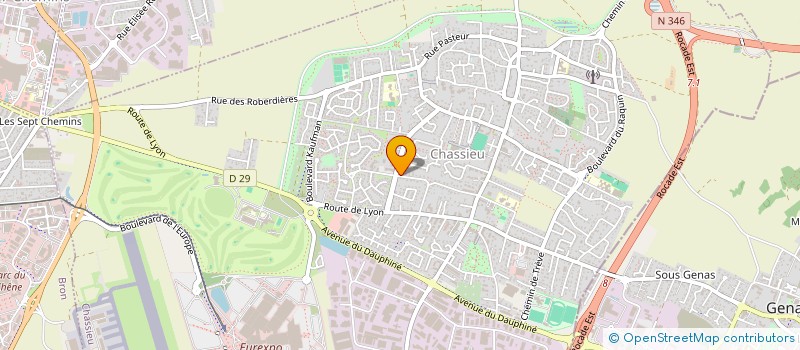 localisation de l'entreprise MADAME MARIANNE MOUTARD  CHASSIEU