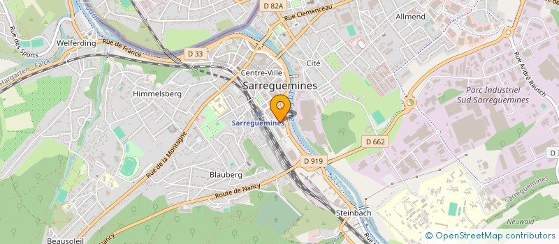 localisation de l'entreprise MADAME MARIANNE MUNSTER  SARREGUEMINES