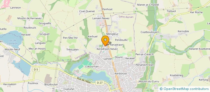 localisation de l'entreprise MADAME MARIANNE NICOL  SAINT-RENAN