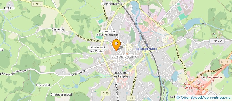 localisation de l'entreprise MADAME MARIANNE NICORA à LA SOUTERRAINE
