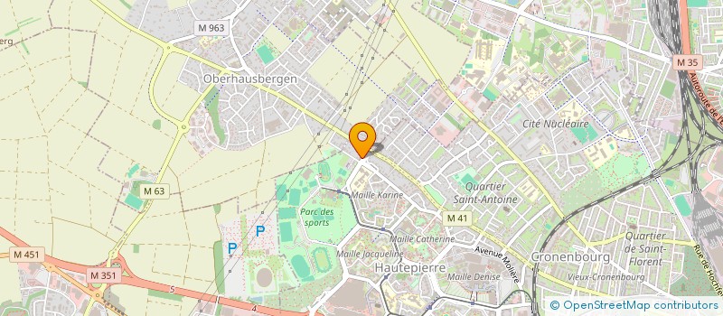localisation de l'entreprise MADAME MARIANNE NOU à STRASBOURG