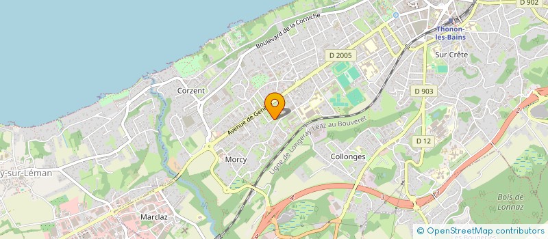 localisation de l'entreprise MADAME MARIANNE OIVO à THONON-LES-BAINS