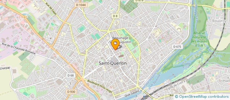 localisation de l'entreprise MADAME MARIANNE PAILLOT à SAINT-QUENTIN