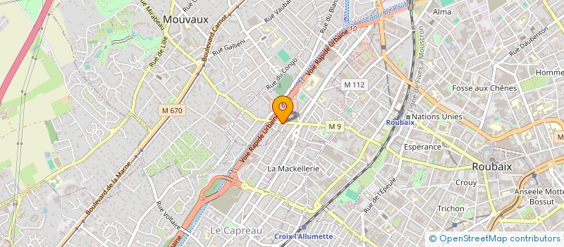 localisation de l'entreprise MADAME MARIANNE PARESYS  TOURCOING