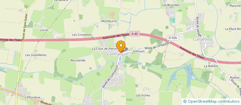 localisation de l'entreprise MADAME MARIANNE PERTUIZET  CONFRANCON