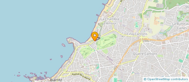 localisation de l'entreprise MADAME MARIANNE PETITJEAN  ANGLET