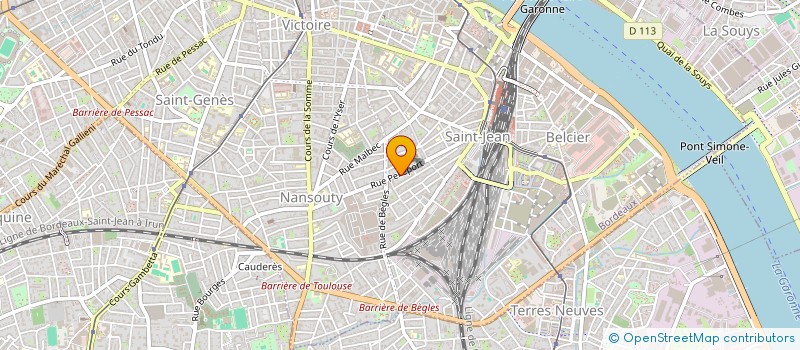 localisation de l'entreprise MADAME MARIANNE PEYRI  BORDEAUX