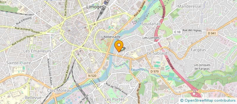 localisation de l'entreprise MADAME MARIANNE PICOT à LIMOGES