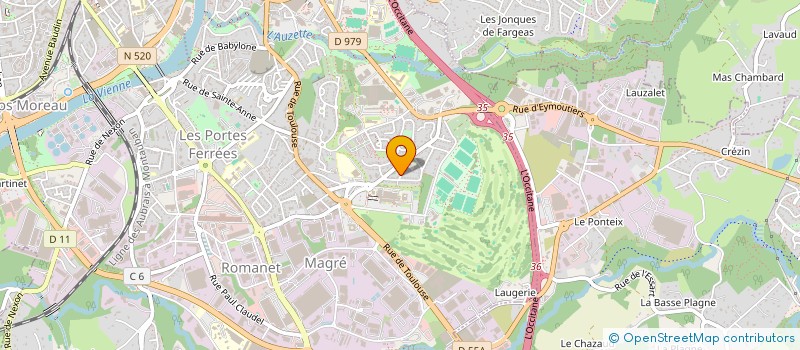 localisation de l'entreprise MADAME MARIANNE PICOT  LIMOGES