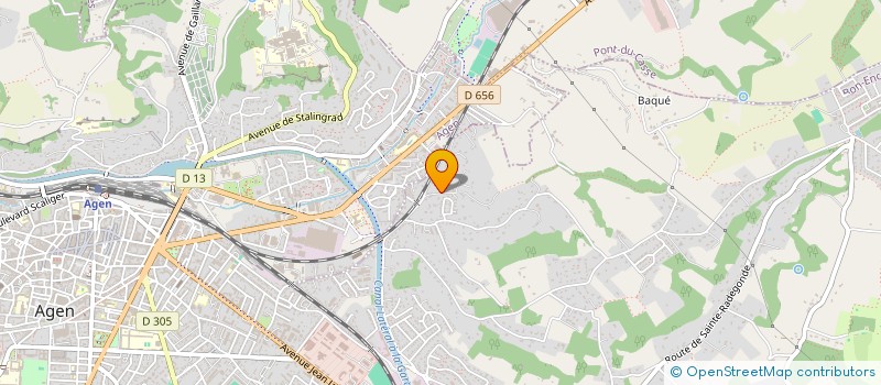 localisation de l'entreprise MADAME MARIANNE PINGRET  BON-ENCONTRE