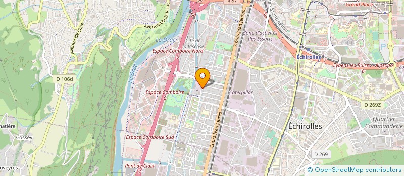 localisation de l'entreprise MADAME MARIANNE PIRNOT  ECHIROLLES