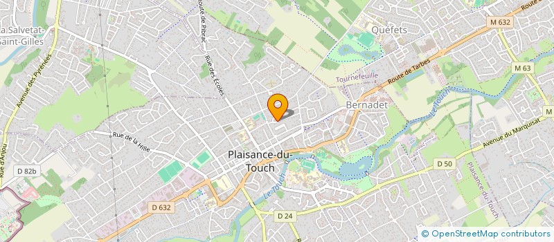 localisation de l'entreprise MADAME MARIANNE POINSOT à PLAISANCE-DU-TOUCH