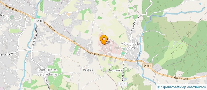 localisation de l'entreprise MADAME MARIANNE PONGE  MEJANNES-LES-ALES