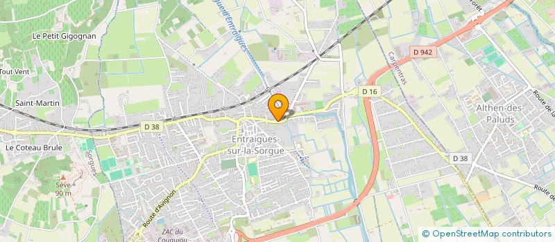 localisation de l'entreprise MADAME MARIANNE PONS  ENTRAIGUES-SUR-LA-SORGUE