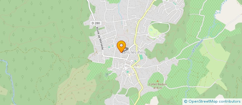 localisation de l'entreprise MADAME MARIANNE PRIO  NANS-LES-PINS