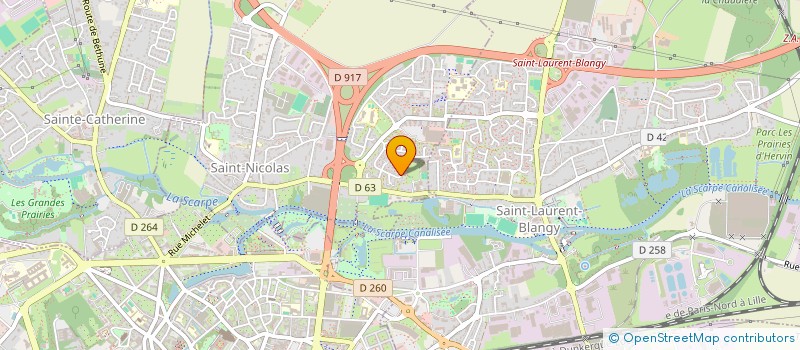 localisation de l'entreprise MADAME MARIANNE PTASZYK  ARRAS