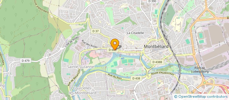 localisation de l'entreprise MADAME MARIANNE QUINSON  MONTBELIARD