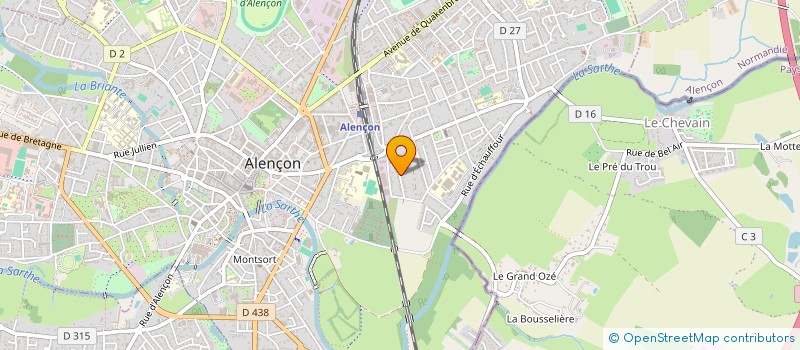 localisation de l'entreprise MADAME MARIANNE RADIGUE à ALENCON